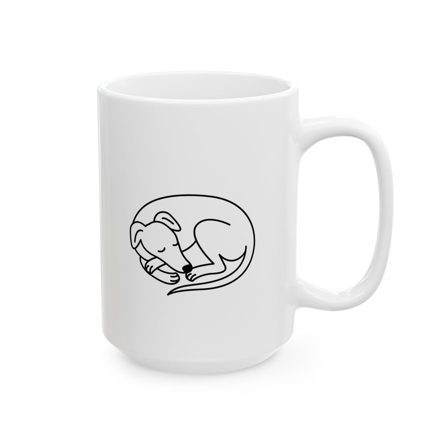 Sleeping Sighthound Mug