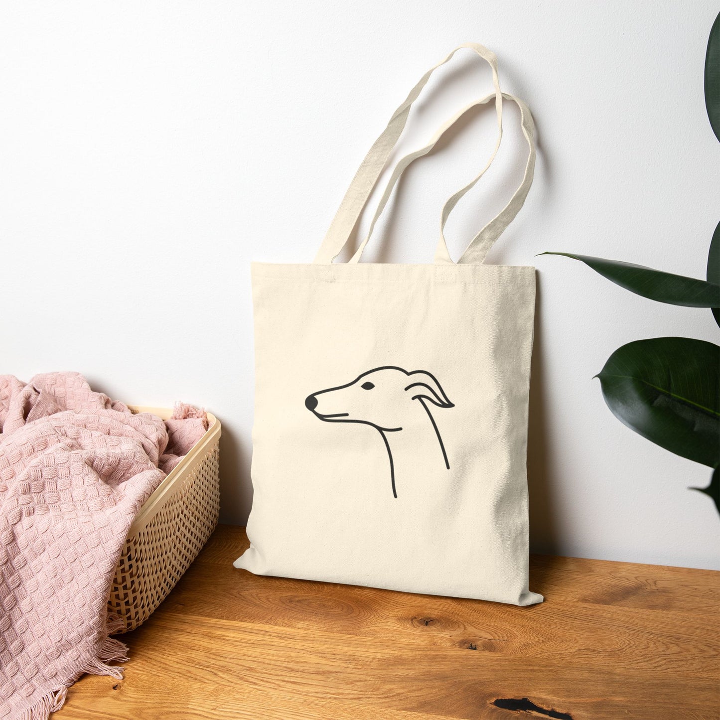 Sighthound Canvas Tote Bag