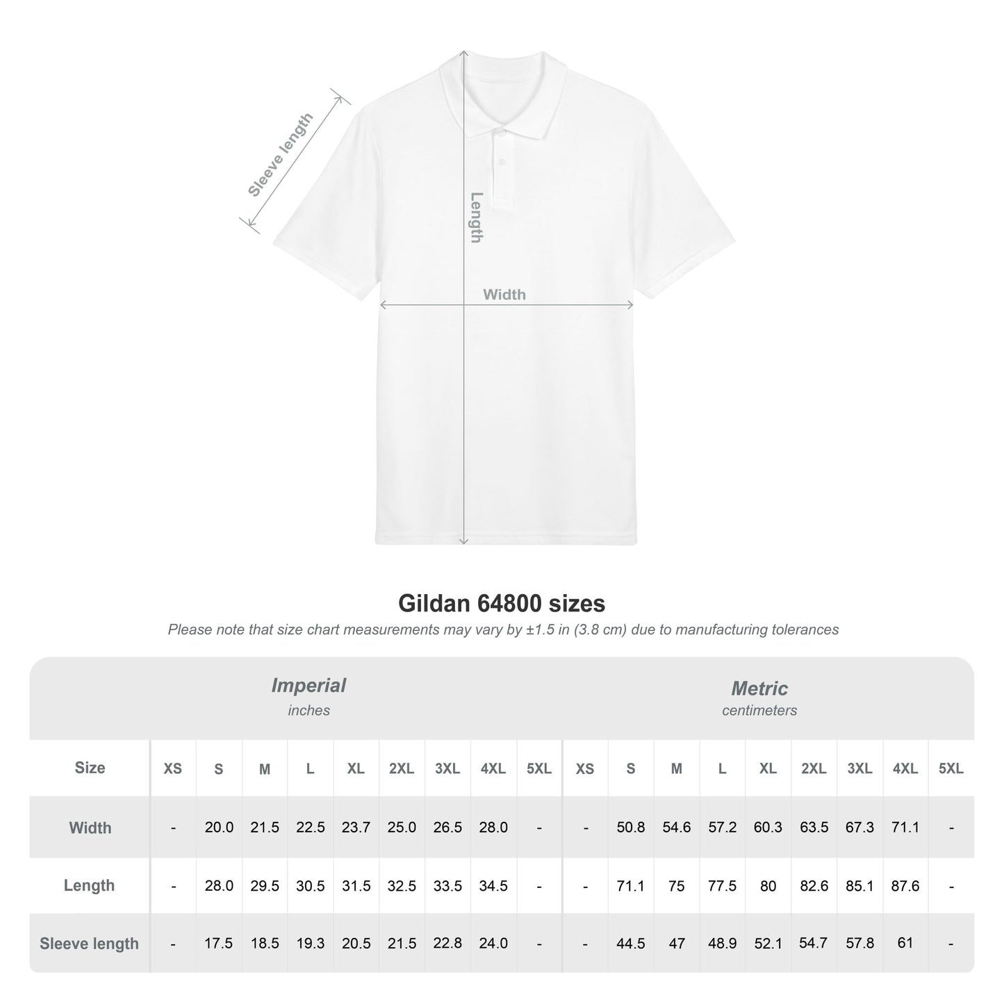 Embroidered Unisex Polo Shirt (Black/Navy)