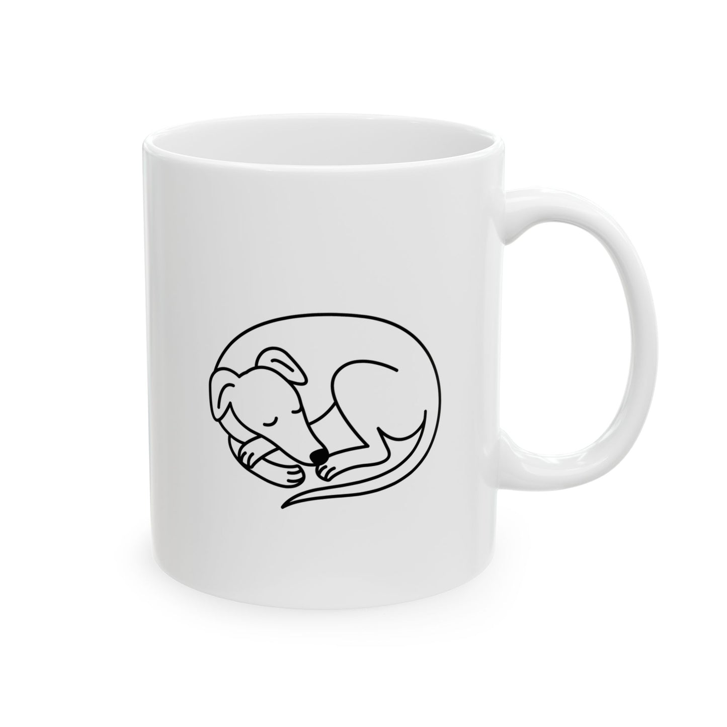Sleeping Sighthound Mug