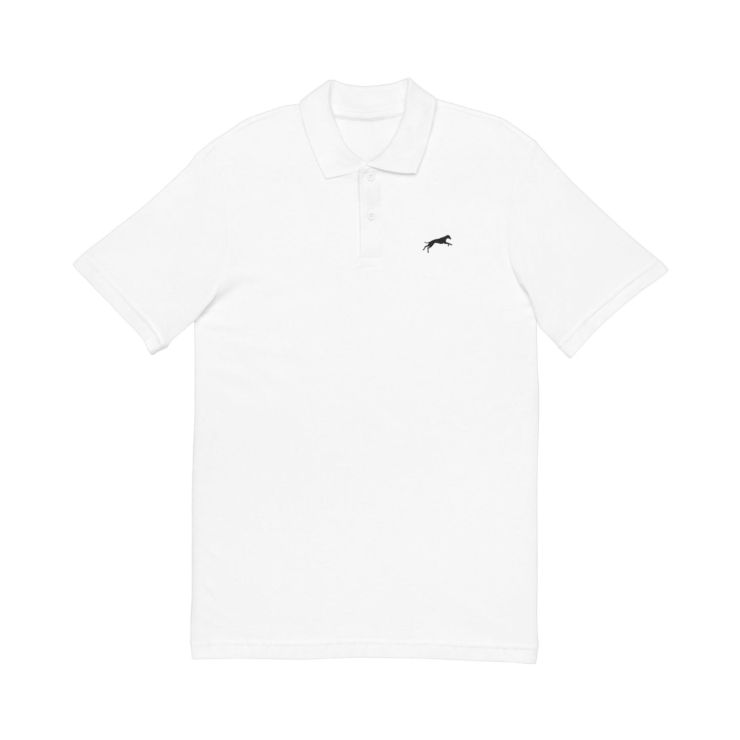 Embroidered Unisex Polo Shirt (White/Grey)