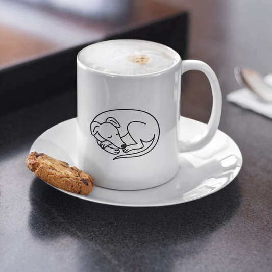 Sleeping Sighthound Mug
