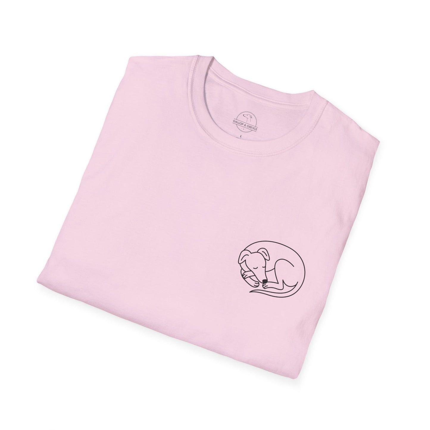 Sighthound Unisex T-shirt (White, Grey, Light Blue, Light Pink)