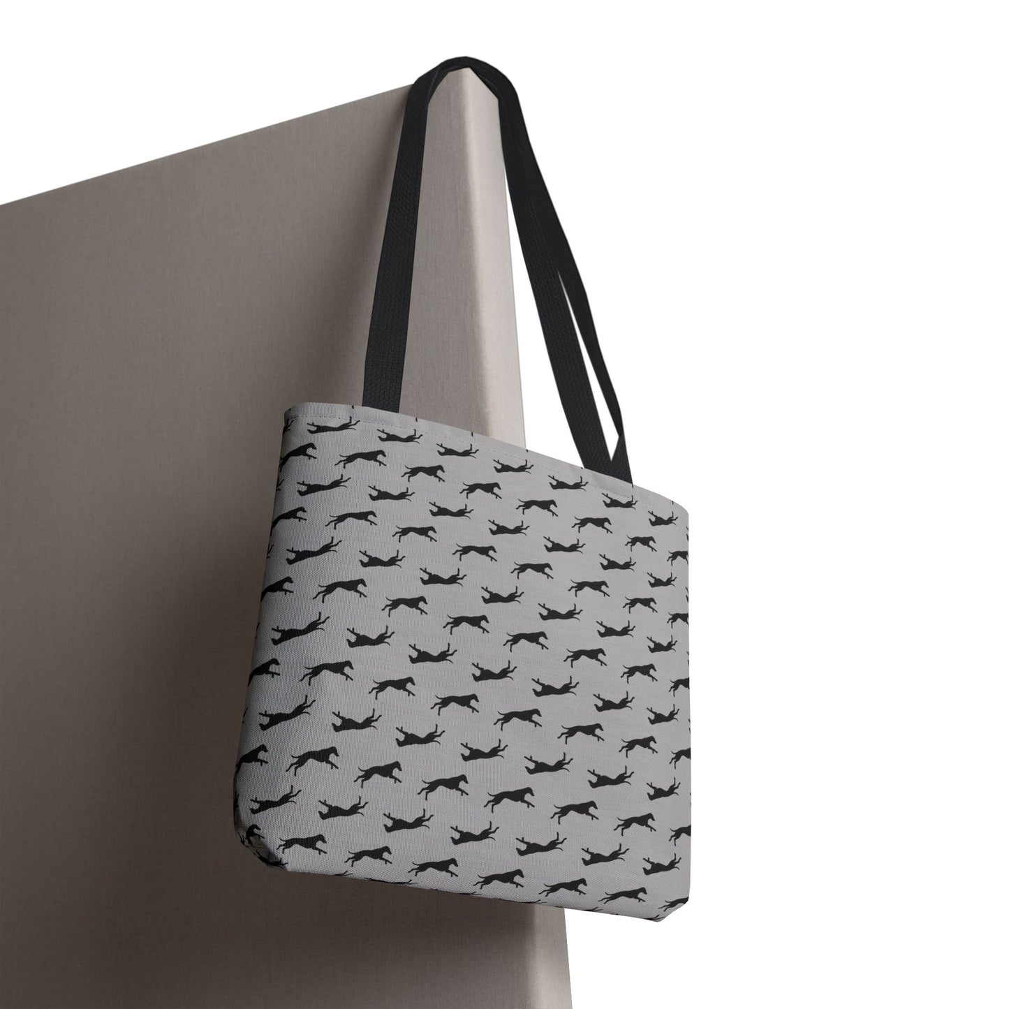 Patterned Tote Bag (Grey)