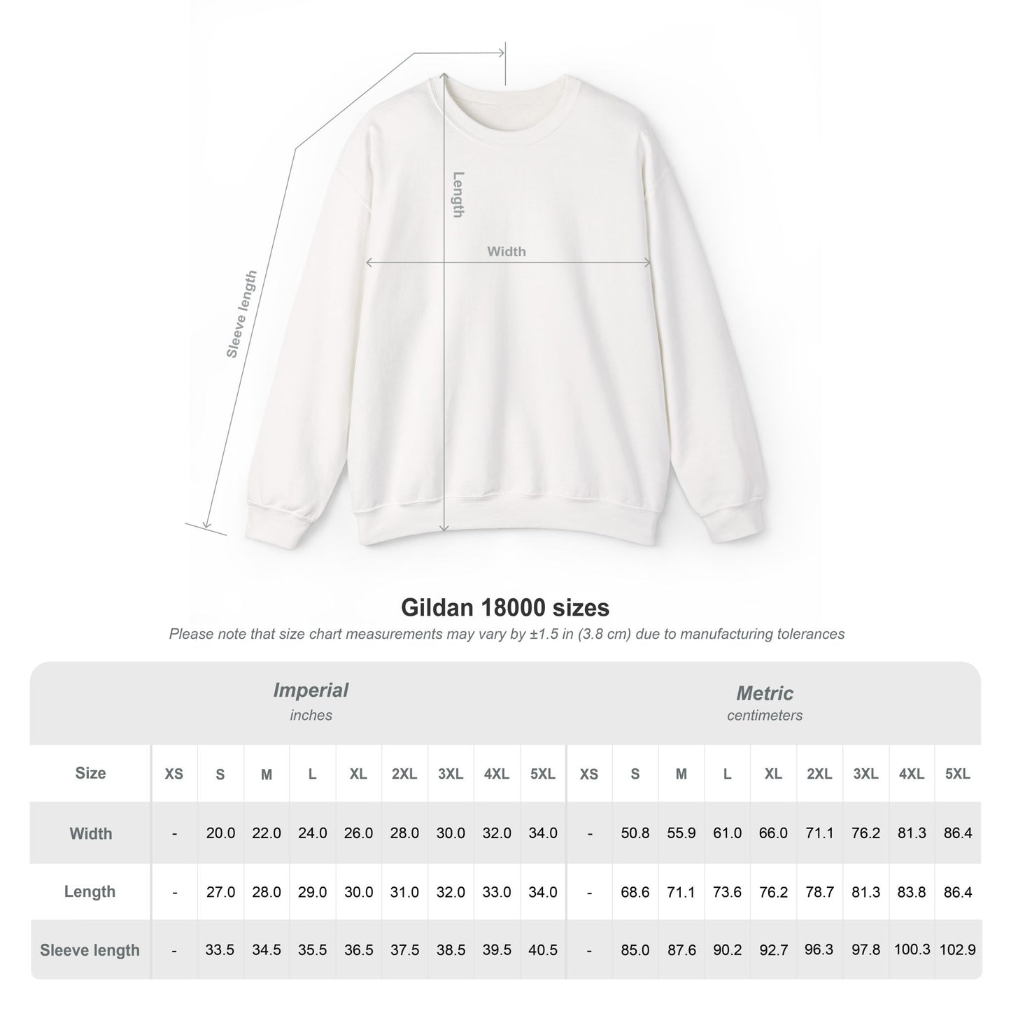 Embroidered Unisex Crew Neck Sweatshirt (White, Grey, Light Blue, Light Pink)