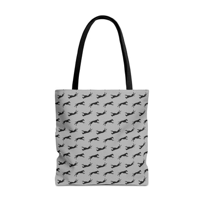 Patterned Tote Bag (Grey)