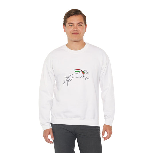 Galloping Holiday Hound Unisex Crewneck Sweatshirt