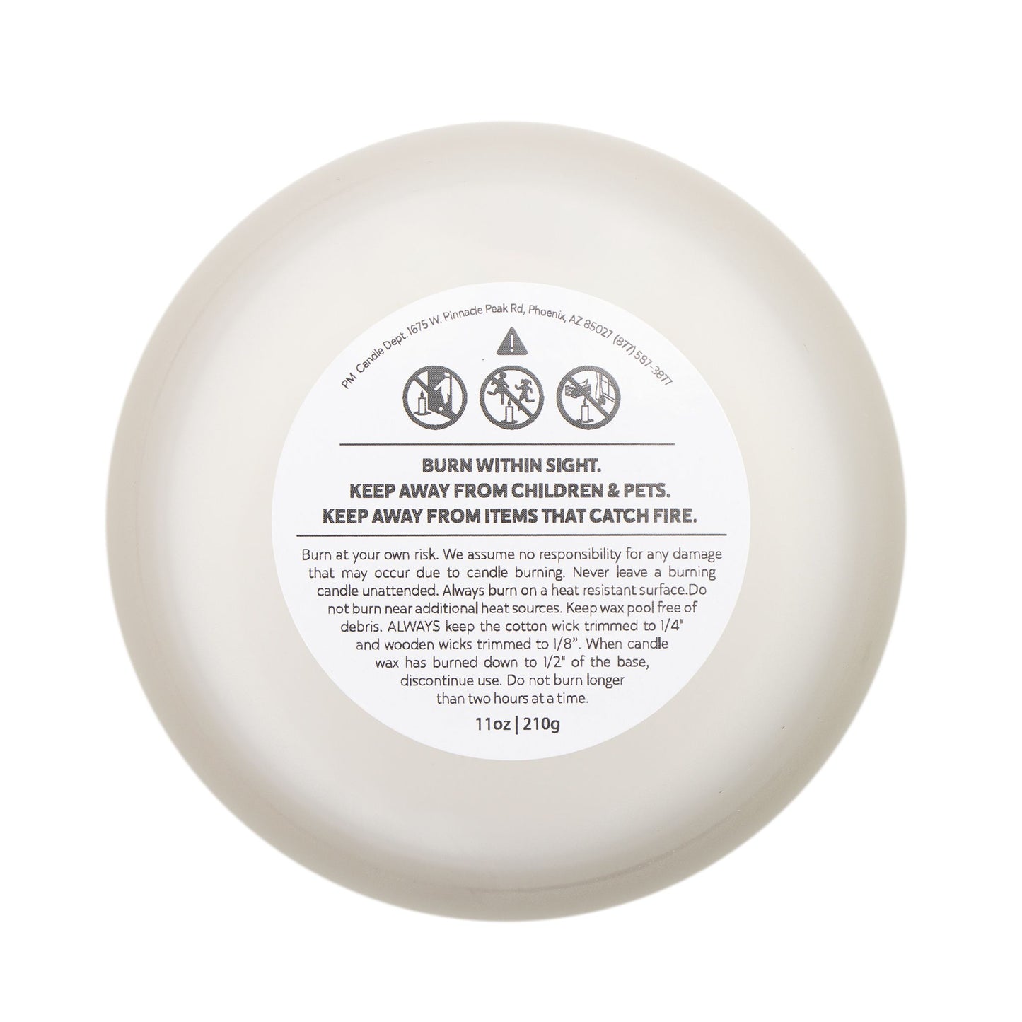 Galloping Holiday Hound Scented Candle in a Frosted Glass Container