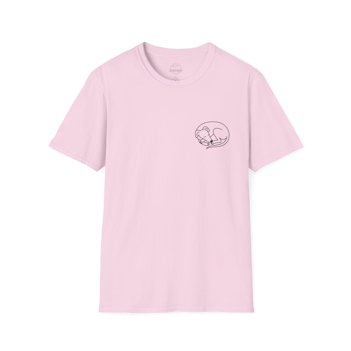 Sighthound Unisex T-shirt (White, Grey, Light Blue, Light Pink)