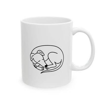 Sleeping Sighthound Mug