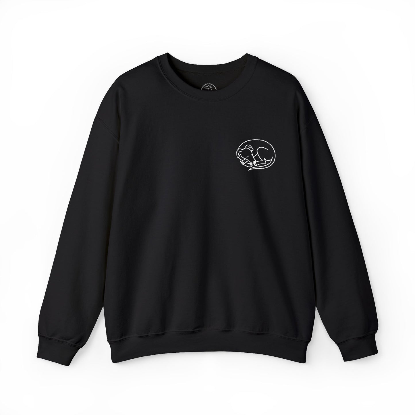 Embroidered Unisex Crew Neck Sweatshirt (Black, Navy, Pink)