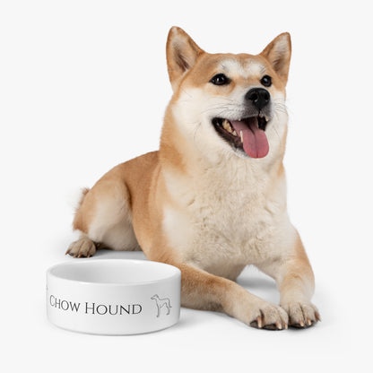 “Chow Hound” Ceramic Pet Food Bowl