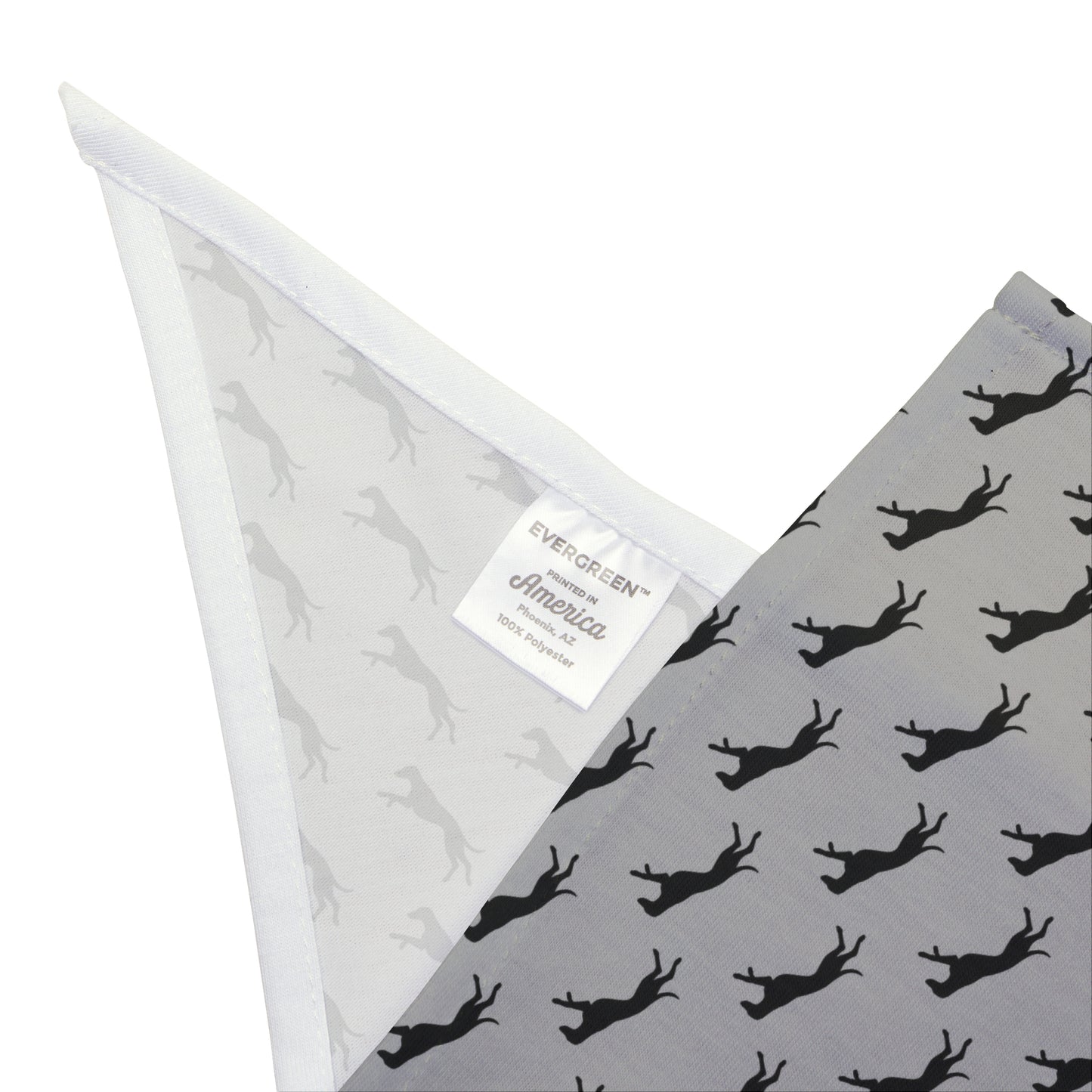 Patterned Bandana (Grey)