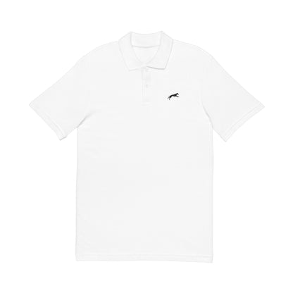 Embroidered Unisex Polo Shirt (White/Grey)