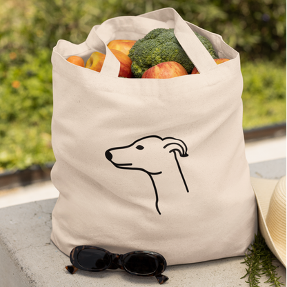 Sighthound Canvas Tote Bag