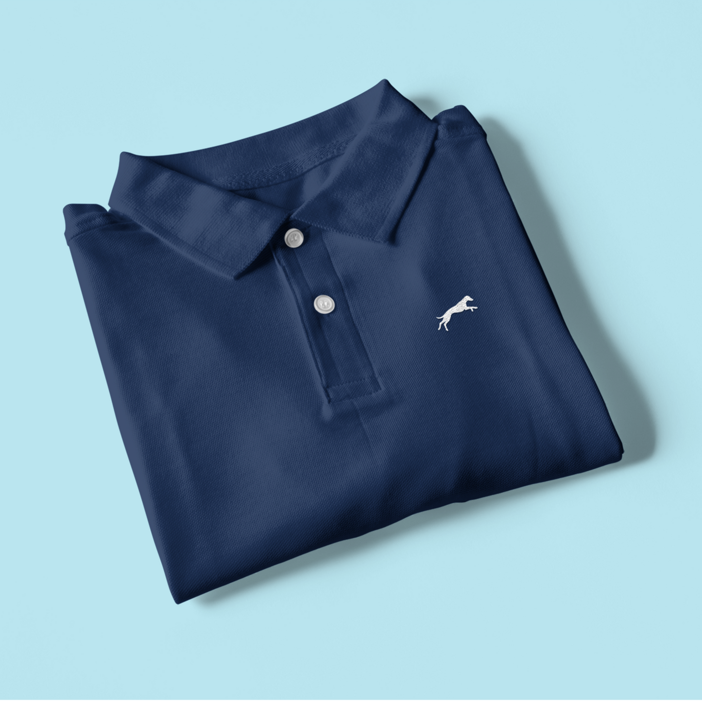 Embroidered Unisex Polo Shirt (Black/Navy)