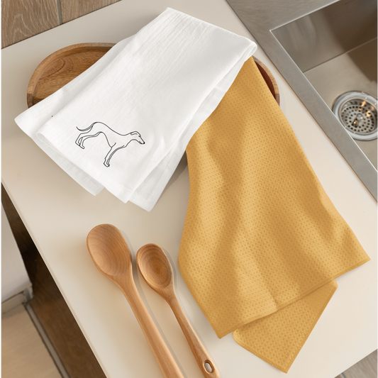 Kitchen Towel with Standing Sighthound