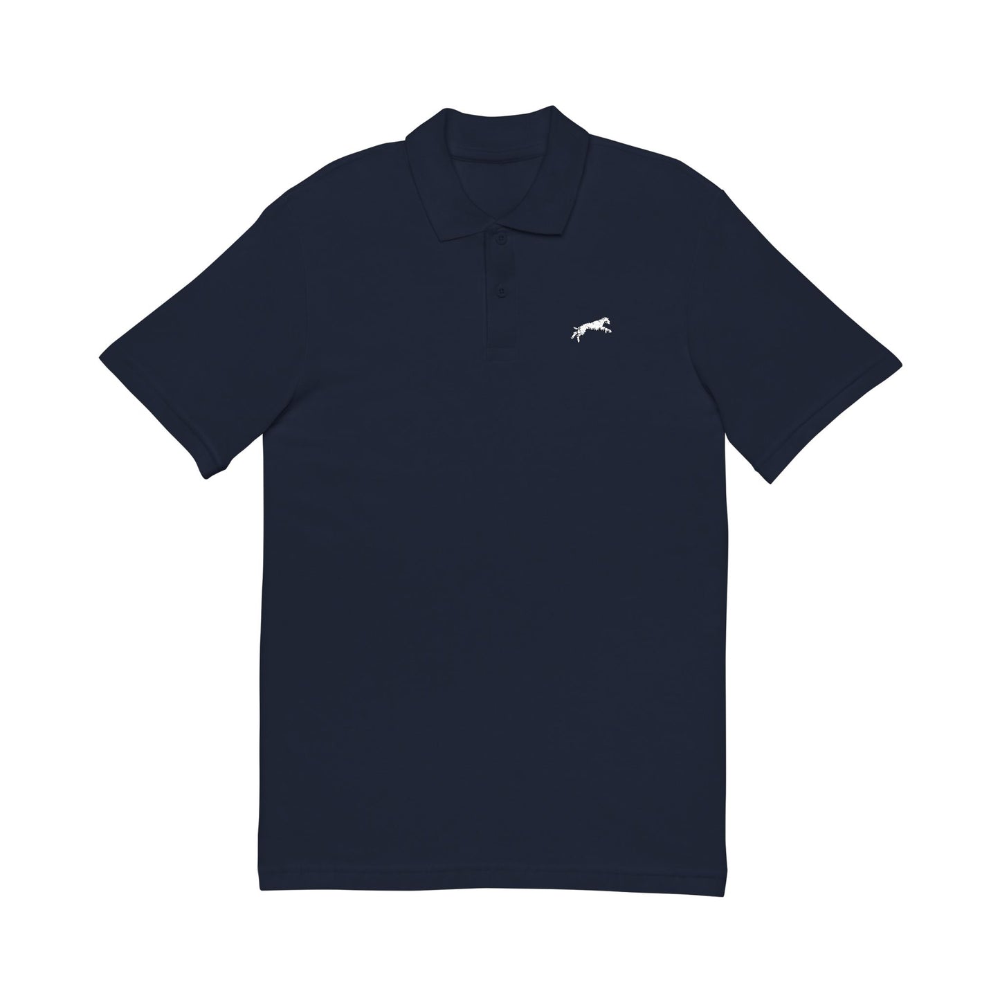 Embroidered Unisex Polo Shirt (Black/Navy)