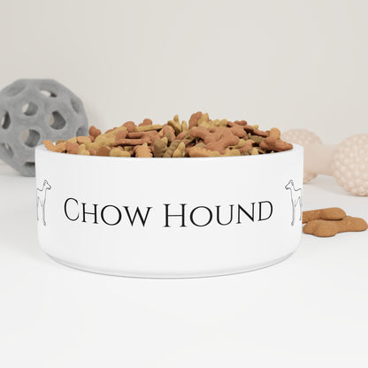 “Chow Hound” Ceramic Pet Food Bowl