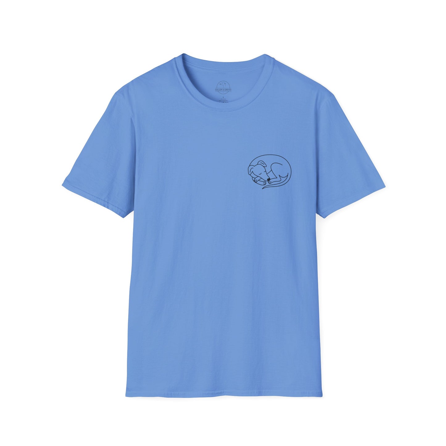 Sighthound Unisex T-shirt (White, Grey, Light Blue, Light Pink)