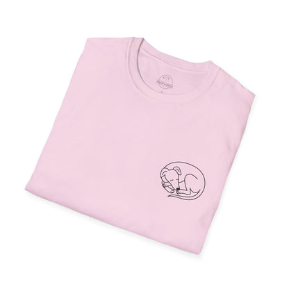 Sighthound Unisex T-shirt (White, Grey, Light Blue, Light Pink)