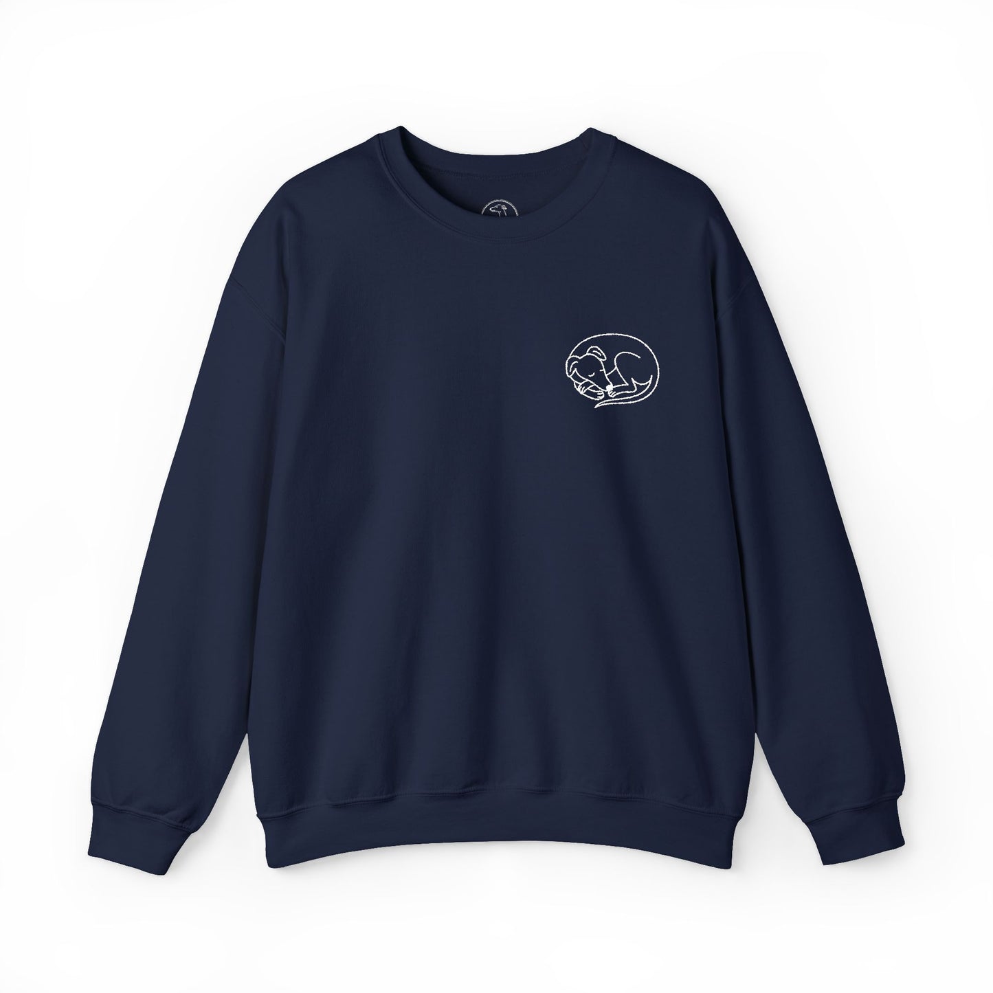 Embroidered Unisex Crew Neck Sweatshirt (Black, Navy, Pink)