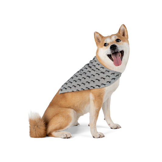 Patterned Bandana (Grey)